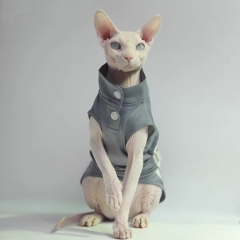 Sunproof Cooling Breathable UV Protection Thin Clothes for Sphynx Devon Rex Abyssinian Cats