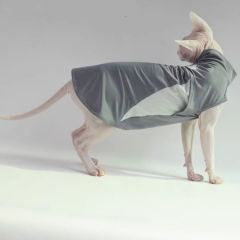 Sunproof Cooling Breathable UV Protection Thin Clothes for Sphynx Devon Rex Abyssinian Cats