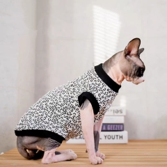 Summer high-elastic leopard print clothing