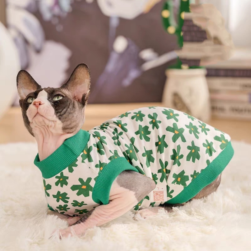 Summer Hairless Cat Cotton Vest