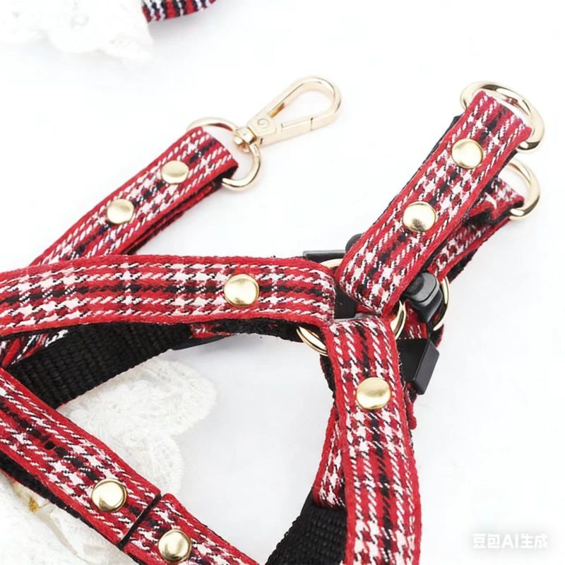 Pet Vest Harness Collar Set Adjustable Leash