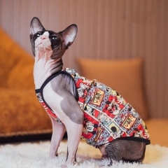 Hairless cat summer vest