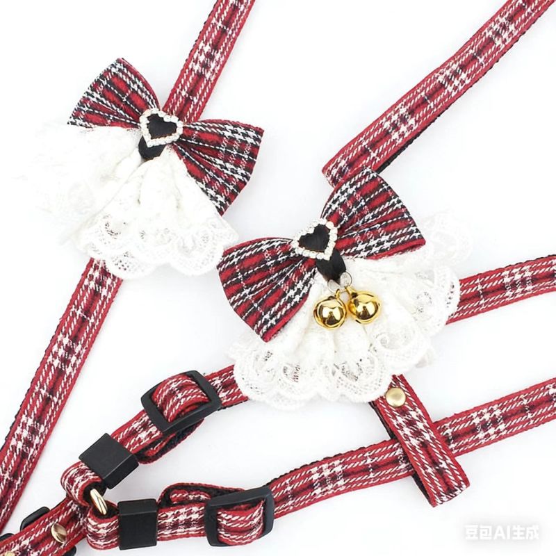 Pet Vest Harness Collar Set Adjustable Leash
