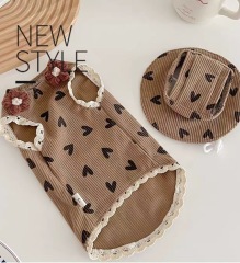 Summer Hairless Cat Vest Set