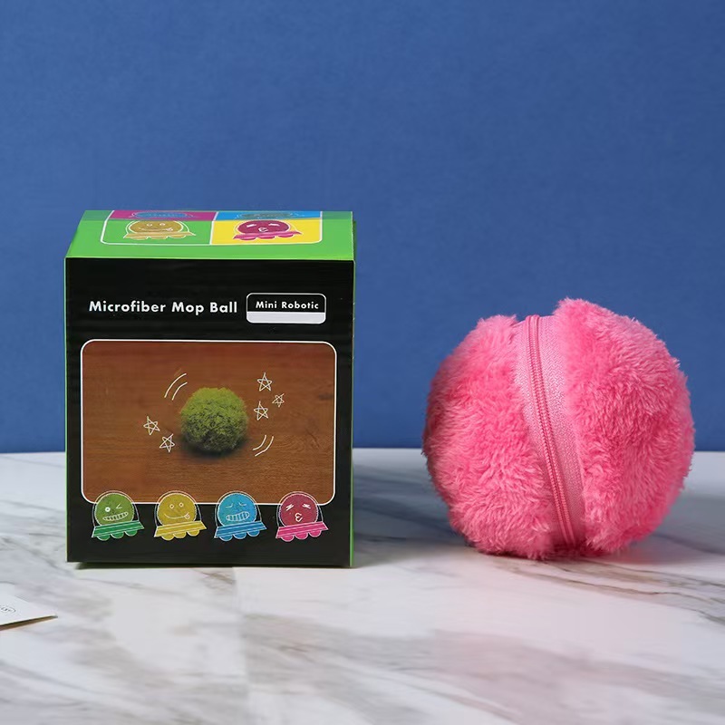 Electric Cat Ball Plush Toy Automatic Rolling Smart Interactive