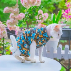 Summer Hairless Cat Cotton Vest