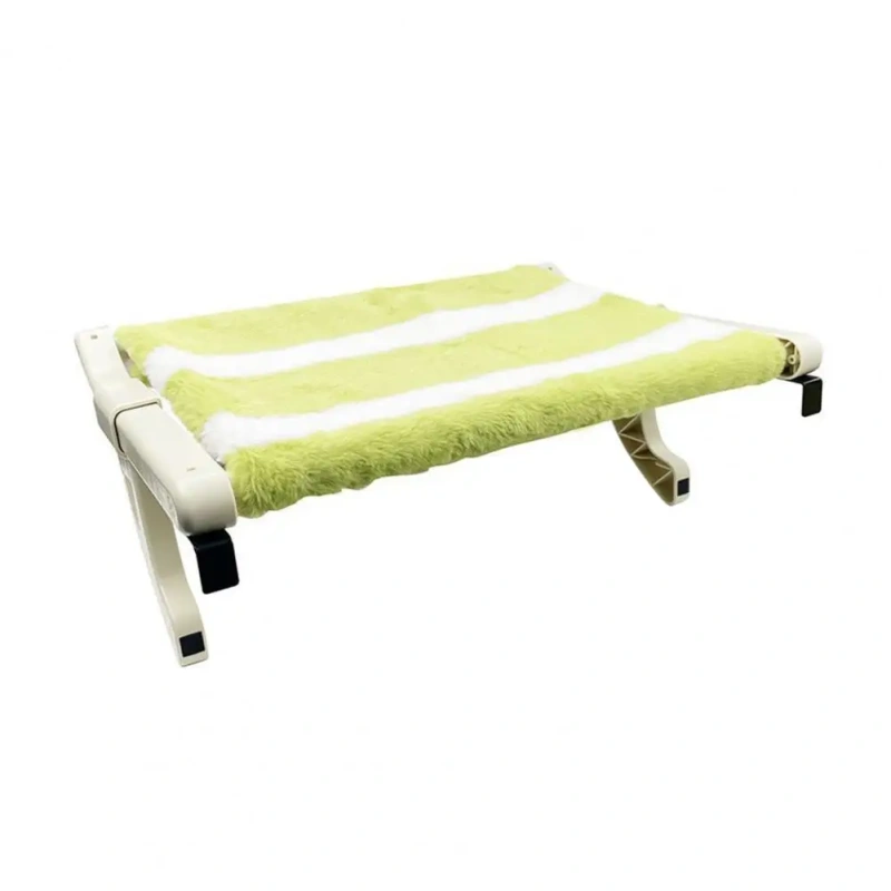 Cat Hammock Bed Adjustable Bedside Hammock Purr Loft Cats No Drilling Window Perch Cat Bed with Removable Washable Cover