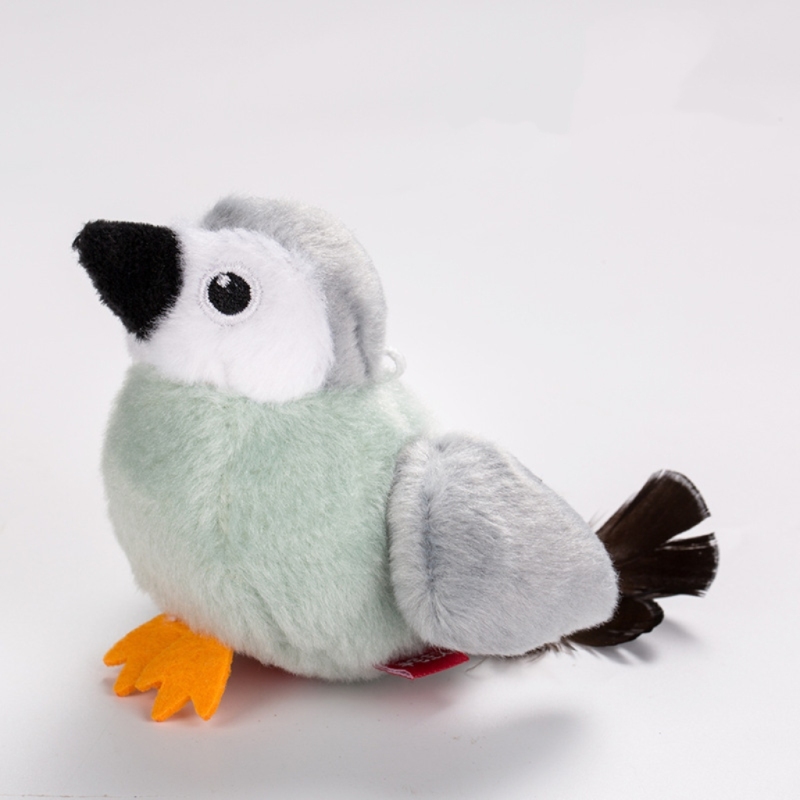 Eco-Friendly for Bestseller Pet Toy Squeaky Bird Plush Cat Wand for Boredom Relief Self-Entertainment Cat Entertainment