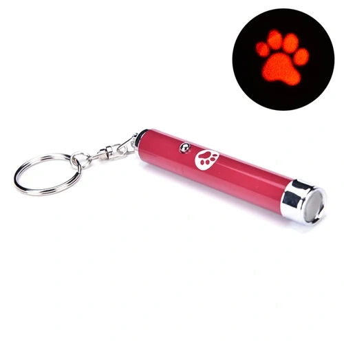 Funny Pet Cat Toys LED Laser Pointer light Pen With Bright Animation Mouse Shadow Interactive Holder For Cats Training