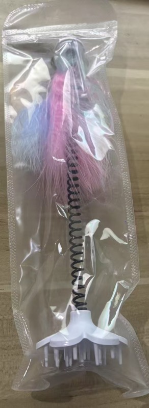 Eco-Friendly for Bestseller Pet Toy Squeaky Bird Plush Cat Wand for Boredom Relief Self-Entertainment Cat Entertainment