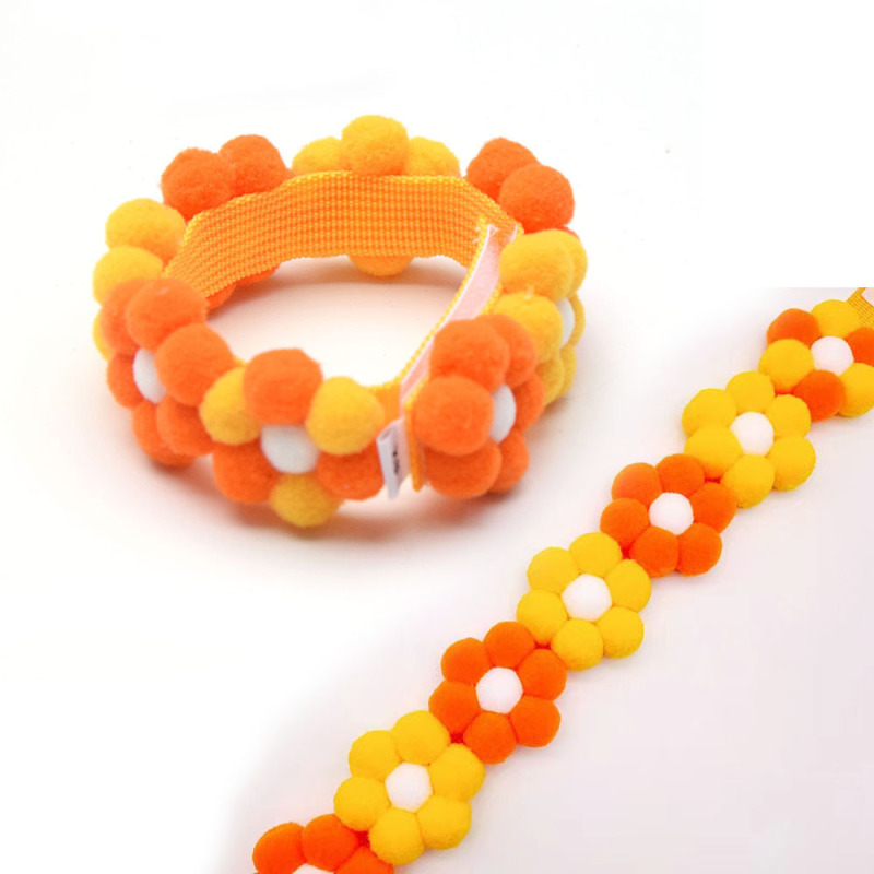 Pet Flower Collar Adjustable For Small Dogs Cats