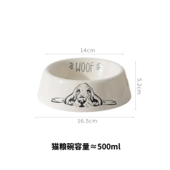 Cartoon Ceramic Cat Bowl Dog Bowl Pet Supplies