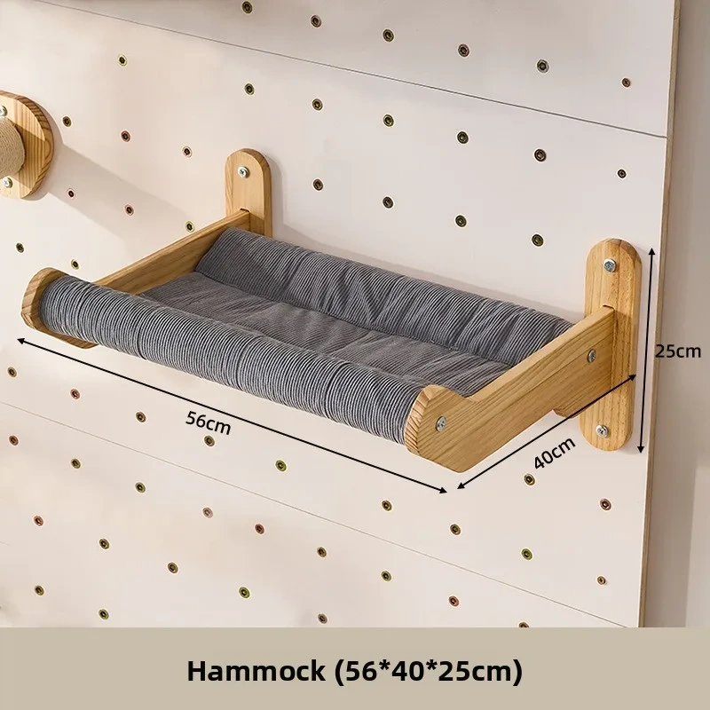 Wall-Mounted  Climbing Frame Inteated Hole Board  Wall  Suitable for All Seasons Large  Pet Supplies Toys