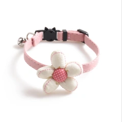 Wholesale New Sunflower Cat Collar With Bell Pet Collar
