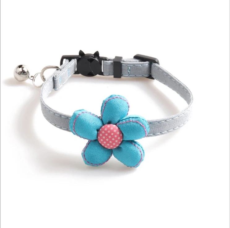 Wholesale New Sunflower Cat Collar With Bell Pet Collar