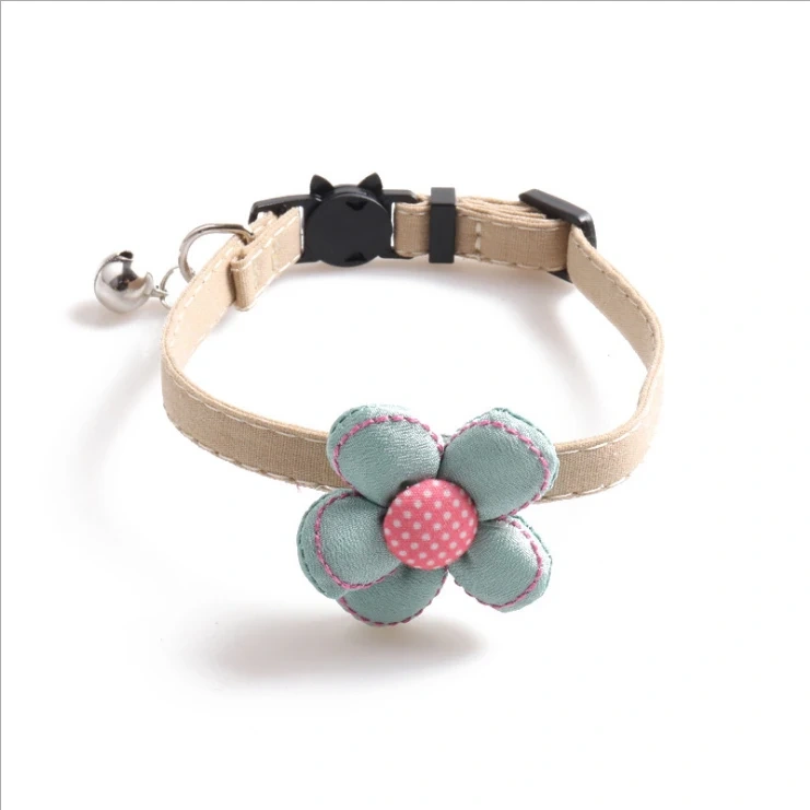 Wholesale New Sunflower Cat Collar With Bell Pet Collar