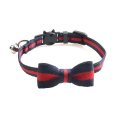 Pet Collar Bells Bow Cat Collar High Quality Cotton Cat Collar