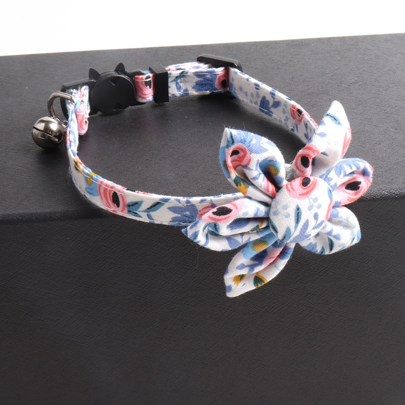 Sunflower Personalized Wholesale Cotton Soft Fashion Luxury Cat  Collar