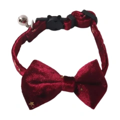 Luxury Cat Collar Breakaway With Bell Bowknot Bowtie Gentle Pet Cats Dogs Leads Wholesale