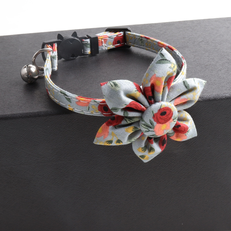 Sunflower Personalized Wholesale Cotton Soft Fashion Luxury Cat  Collar