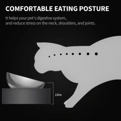 PETKIT Stainless Steel Pet Adjustable Feeding Bowl Double Feeder Bowls Water Cup Cat dog Drinking Bowls for pets feeding