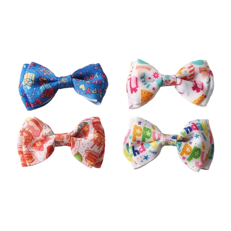 Wholesale Custom Pet Cat Collar Luxury Breakaway Small Birthday Bow Tie Pet Cat Collar With Bell