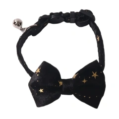 Luxury Cat Collar Breakaway With Bell Bowknot Bowtie Gentle Pet Cats Dogs Leads Wholesale