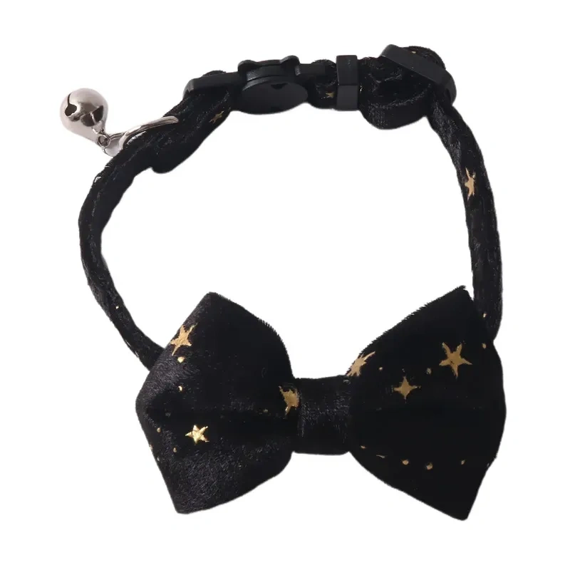 Luxury Cat Collar Breakaway With Bell Bowknot Bowtie Gentle Pet Cats Dogs Leads Wholesale