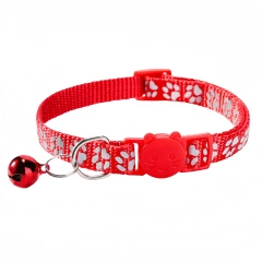 10mm Cat Face Fashion Multi-purpose Pet Buckle Colored Polyester