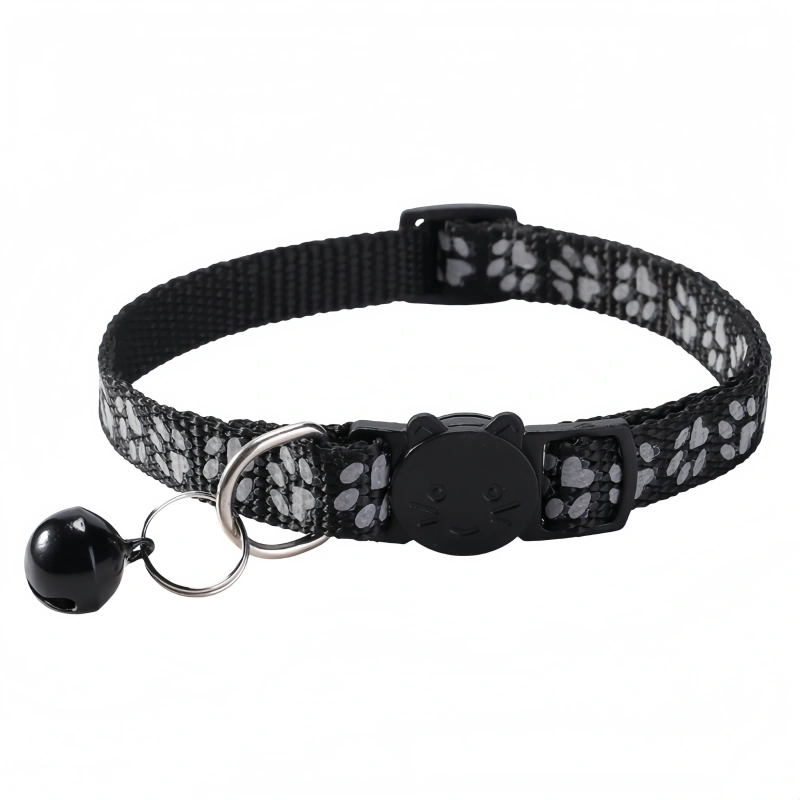 10mm Cat Face Fashion Multi-purpose Pet Buckle Colored Polyester