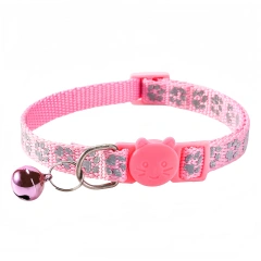 10mm Cat Face Fashion Multi-purpose Pet Buckle Colored Polyester