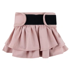 New Fashionable Female Dog Diaper Adjustable Layered Skirt Design Comfortable Fabric for Heat Cycle Protection