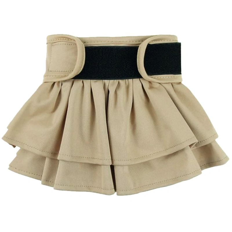 New Fashionable Female Dog Diaper Adjustable Layered Skirt Design Comfortable Fabric for Heat Cycle Protection