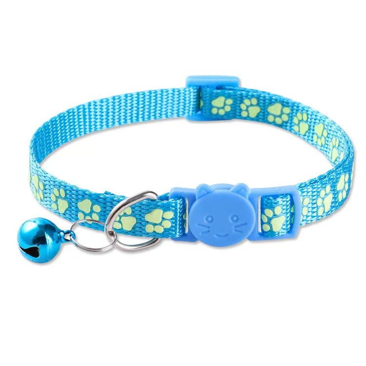 Cat Face Fashion Multi-purpose Pet Buckle Colored Polyester