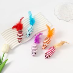 Random color mouse making noise self-entertaining toy