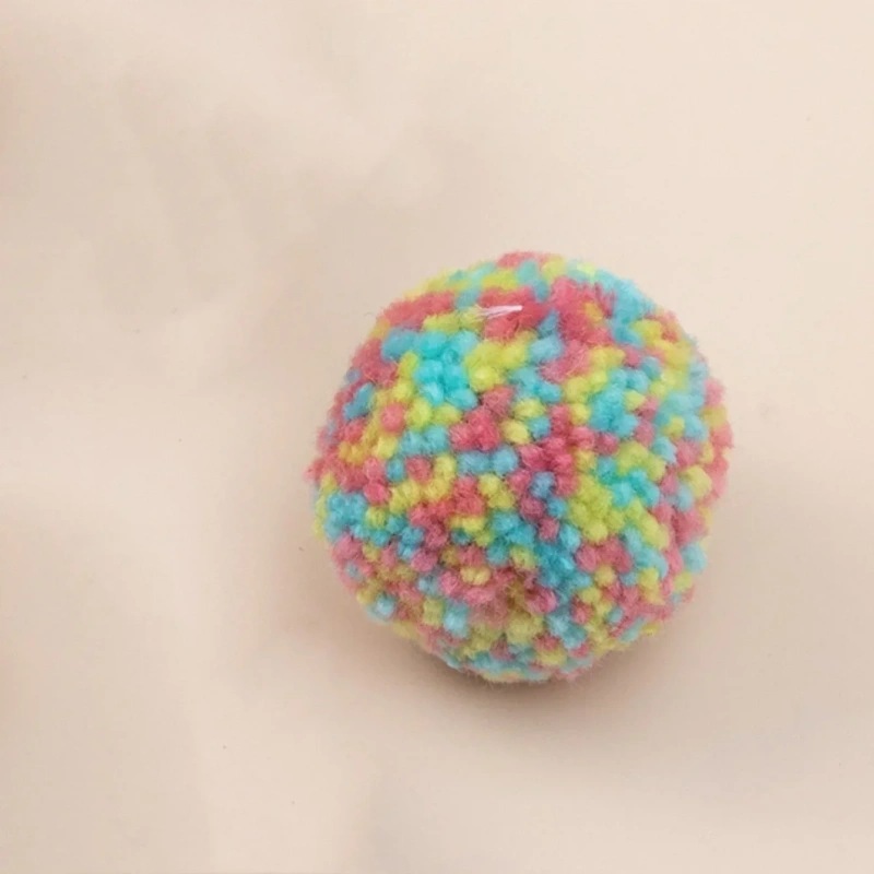 Cat Toy Cartoon Style Playful Ball Made of Pure Yarn Cat Self Fun Scratch Resistant Bite Resistant Toy Cat interactive toys