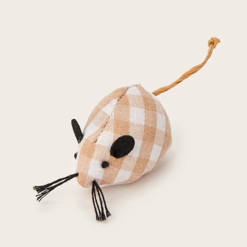 3pcs/2pcs Simulated Plush Mouse Cat Mint Cat Toy Mouse Kitten Pet Toy