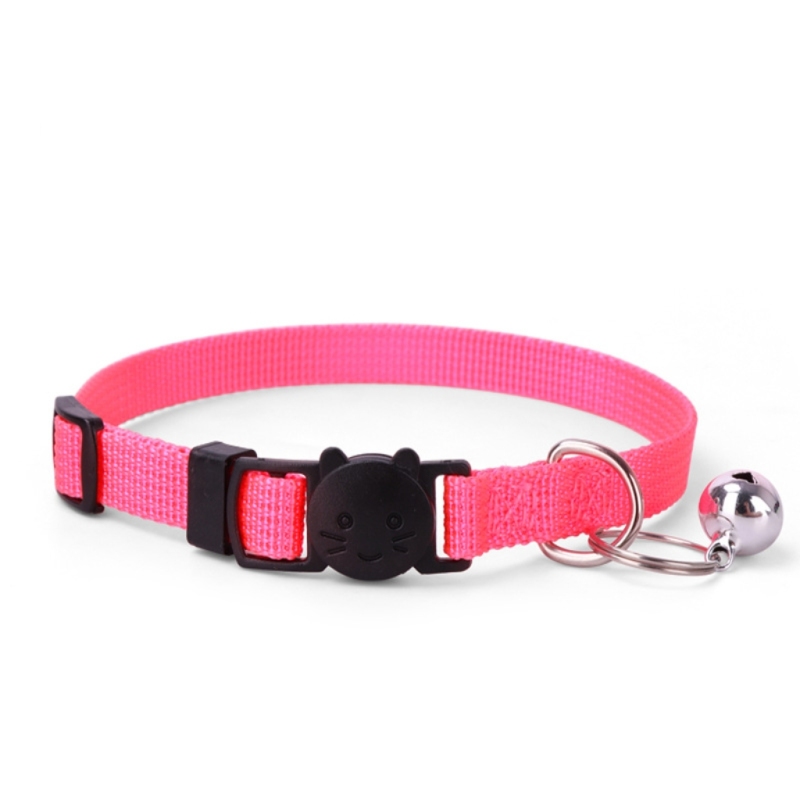 Metal Tag Laser Engraving Personalized Customized Polyester Nylon Cat Collar Luxury With Bell
