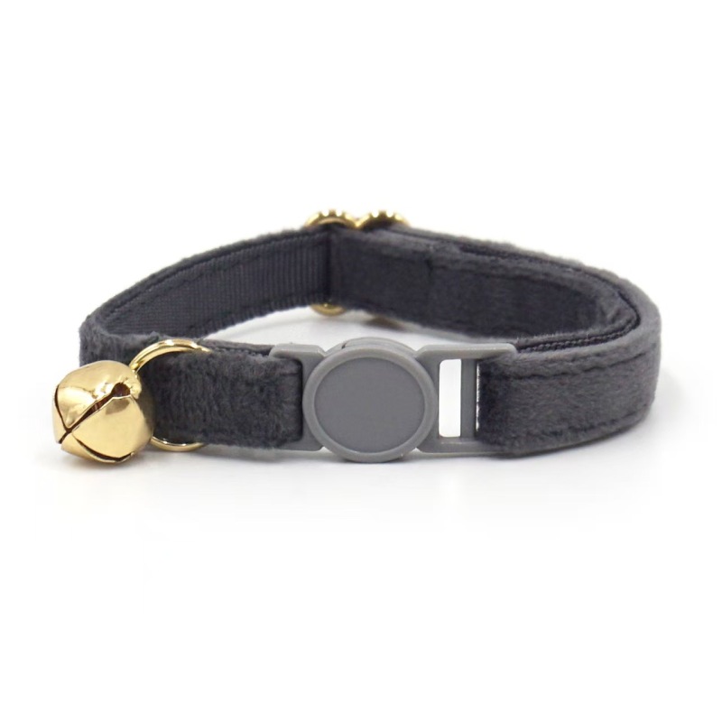 Personalized Cat Collar Name Velvet Safety Breakaway Collar for Cat Kitten Necklace