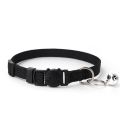 Metal Tag Laser Engraving Personalized Customized Polyester Nylon Cat Collar Luxury With Bell