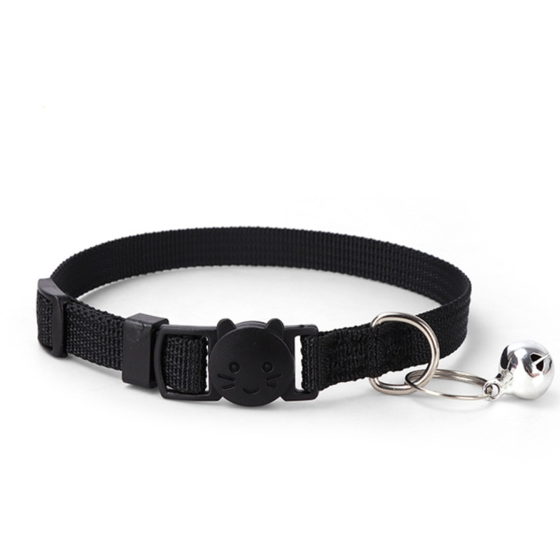 Metal Tag Laser Engraving Personalized Customized Polyester Nylon Cat Collar Luxury With Bell