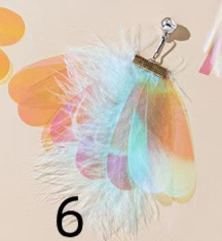 1pcs New cat toy feather replacement head