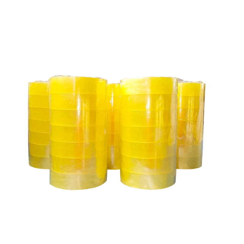 Transparent Tape Roll Plastic High Adhesive Sealing Tape Sealing Large Thickened Widened  72rolls Express Packing