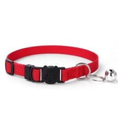 Metal Tag Laser Engraving Personalized Customized Polyester Nylon Cat Collar Luxury With Bell
