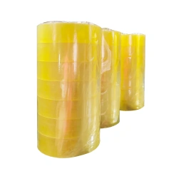 Transparent Tape Roll Plastic High Adhesive Sealing Tape Sealing Large Thickened Widened  72rolls Express Packing