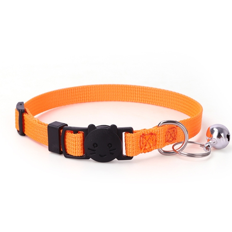 Metal Tag Laser Engraving Personalized Customized Polyester Nylon Cat Collar Luxury With Bell