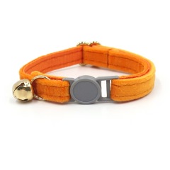 Personalized Cat Collar Name Velvet Safety Breakaway Collar for Cat Kitten Necklace