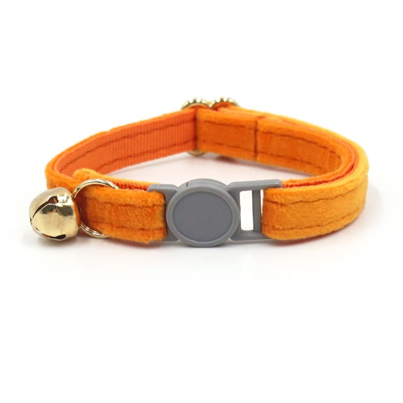 Personalized Cat Collar Name Velvet Safety Breakaway Collar for Cat Kitten Necklace