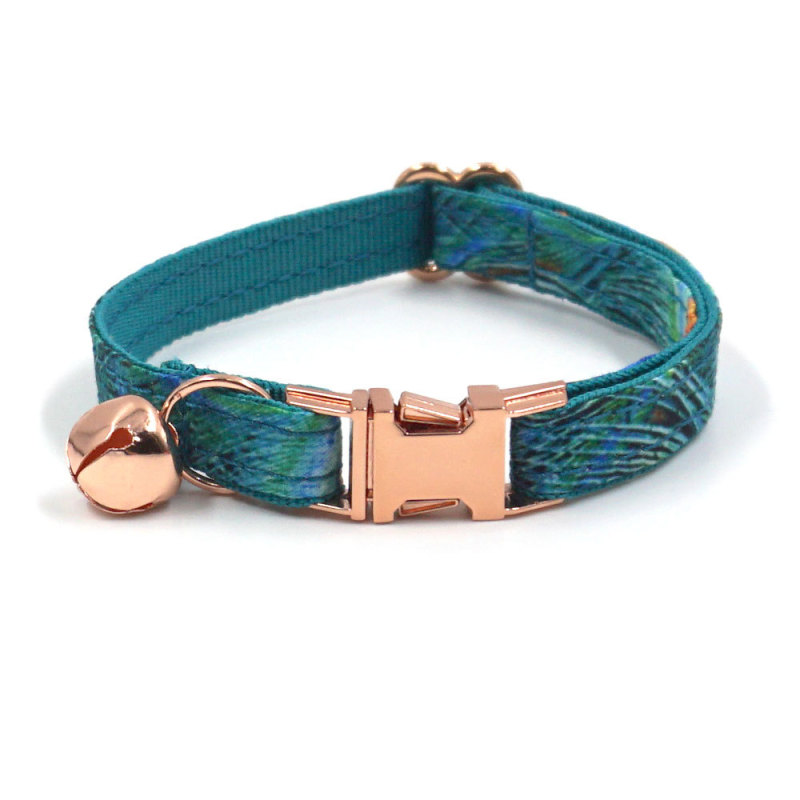 Personalized Cat Collar Name Velvet Safety Breakaway Collar for Cat Kitten Necklace