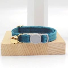 Personalized Cat Collar Name Velvet Safety Breakaway Collar for Cat Kitten Necklace Customized Collars Bell for Small Dog Puppy